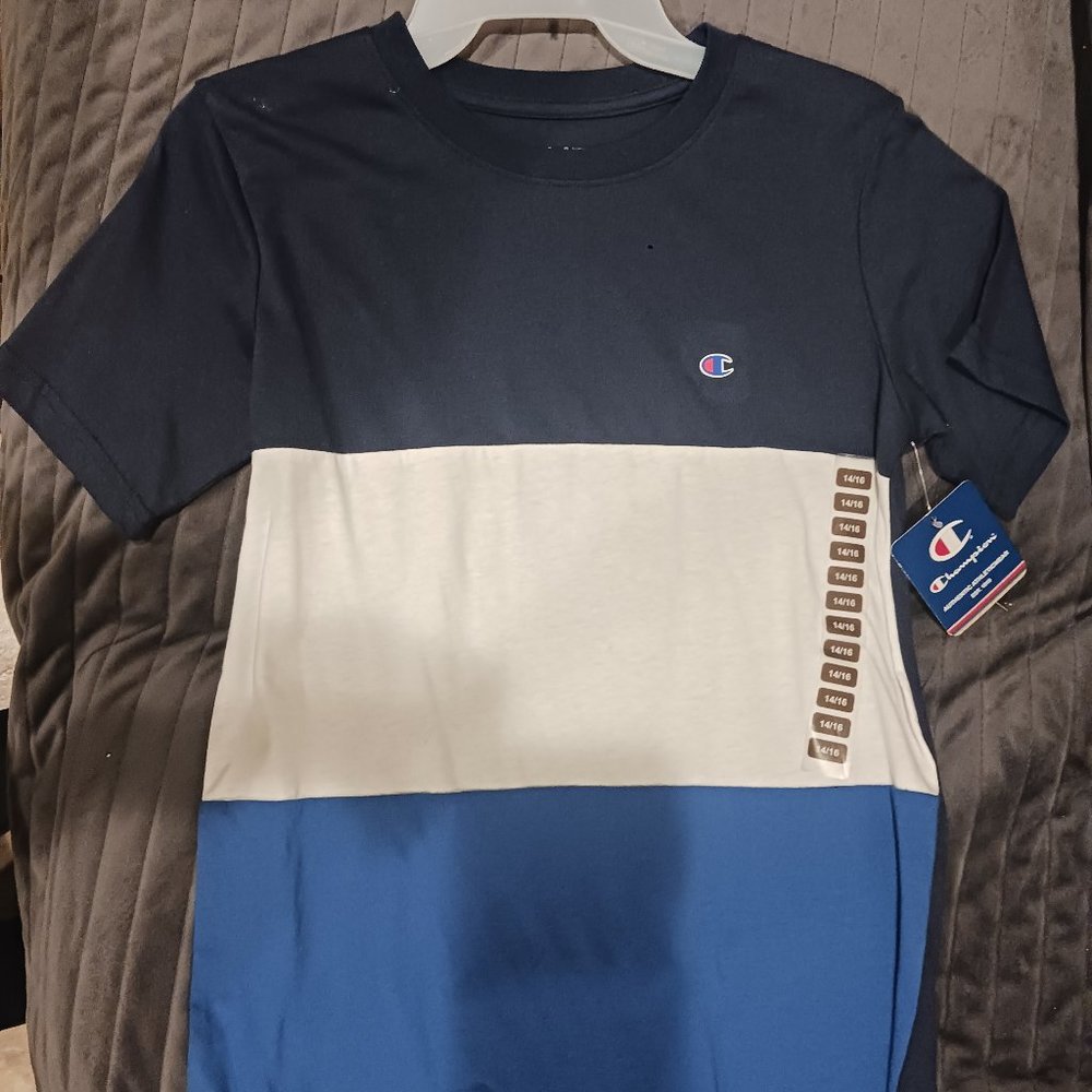 Boys champion shirts 14/16